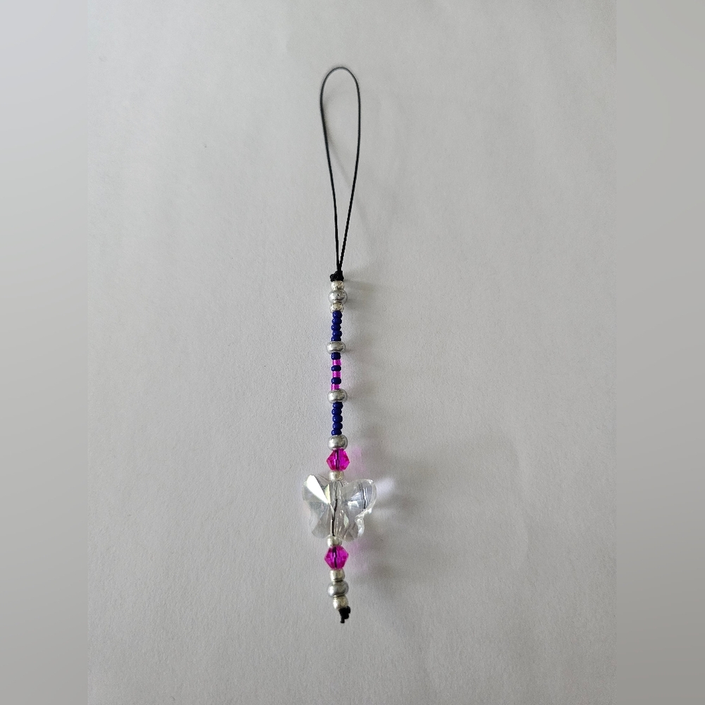 Bohemian Trinkets Petite Trinket Flutterbye Miyuki Crystal Bag Charm
